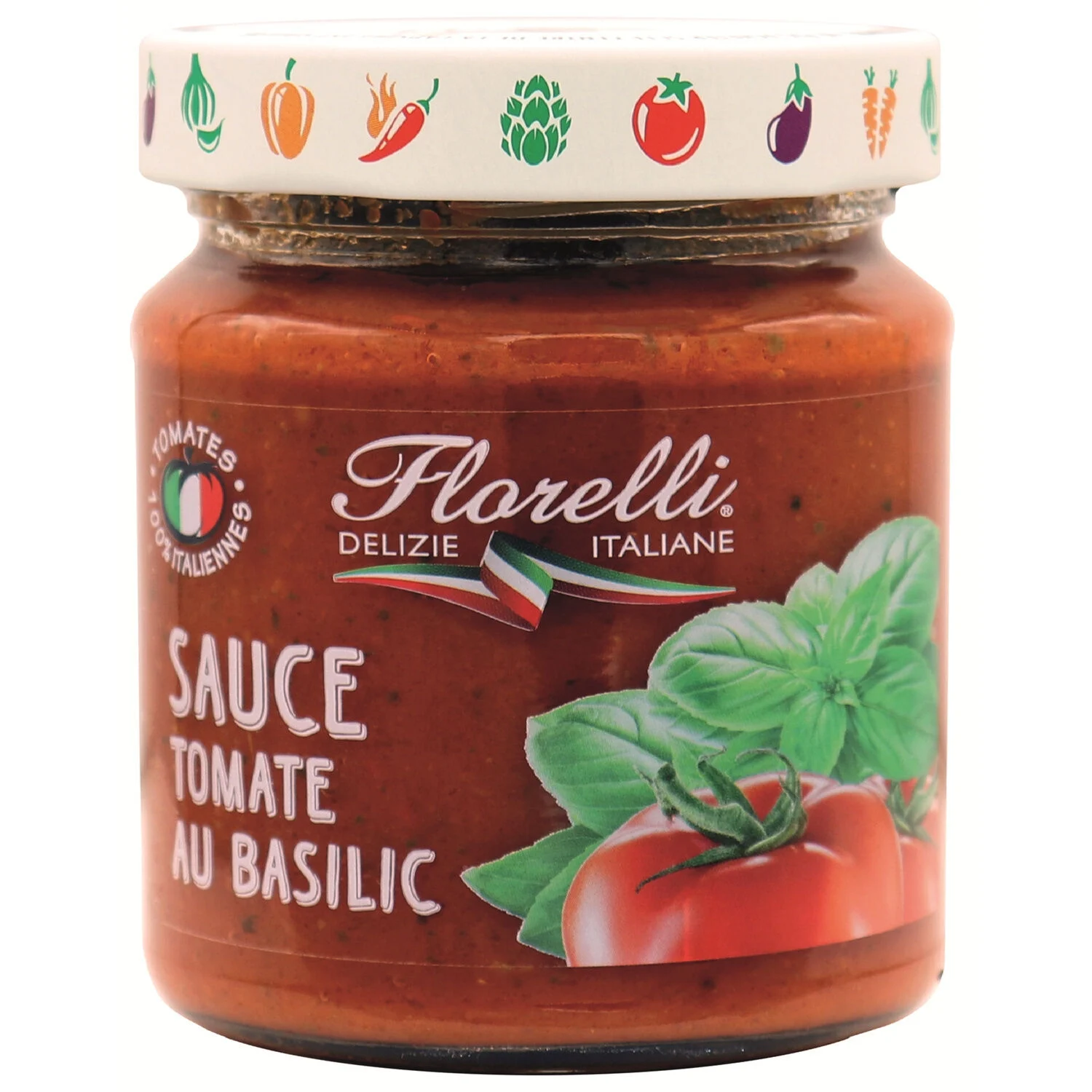 Sauce Tomate & Basilic 250g - Florelli