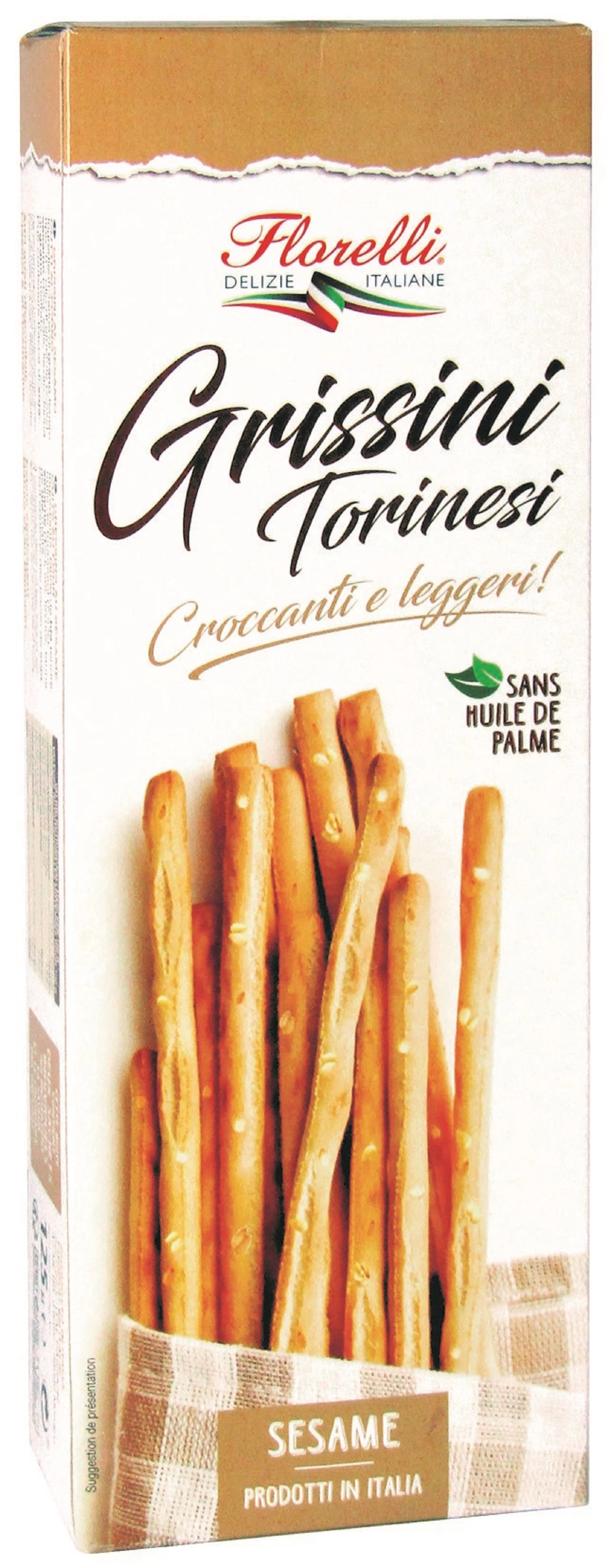 Gressins Torinese a sistame 125g - Florelli