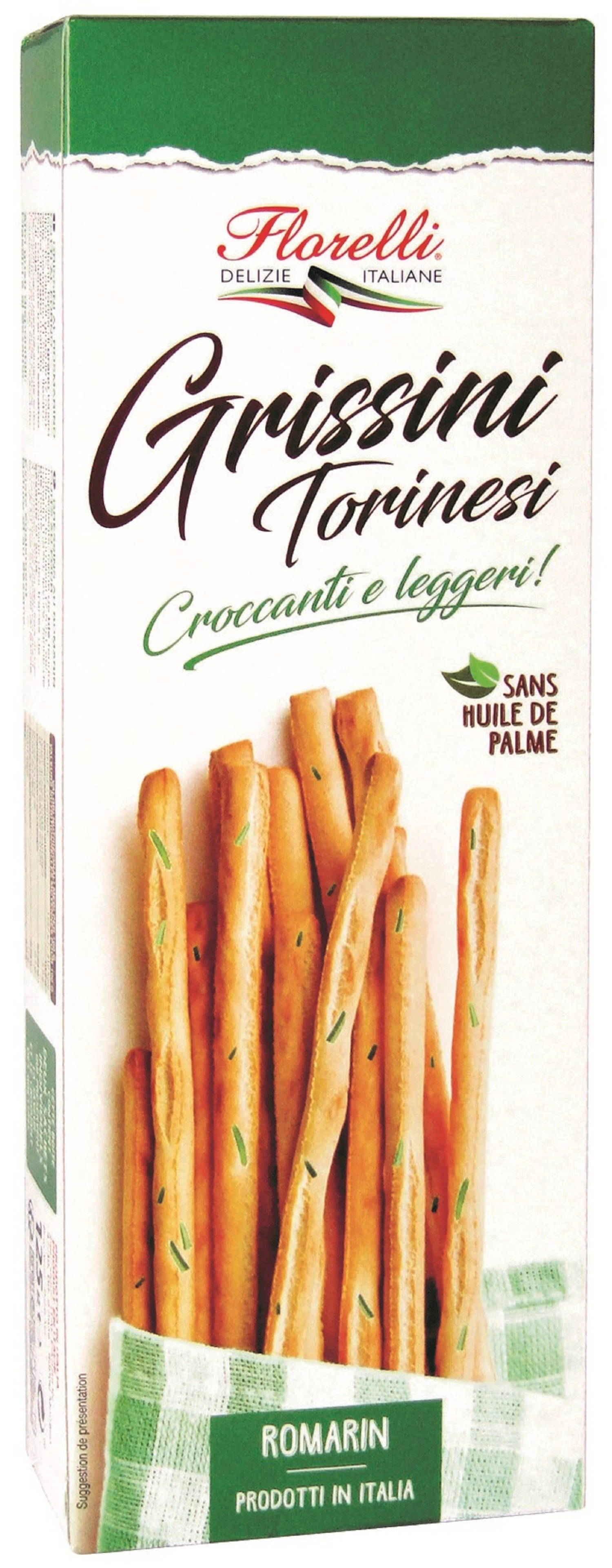 Tortinesi Breadsticks With Rosemary 125g - Florelli
