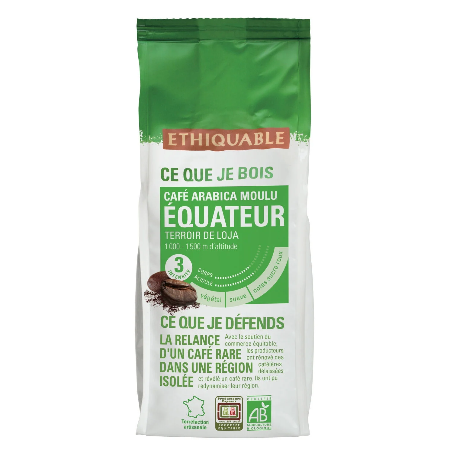Cafe Equateur Equitable250g Bi