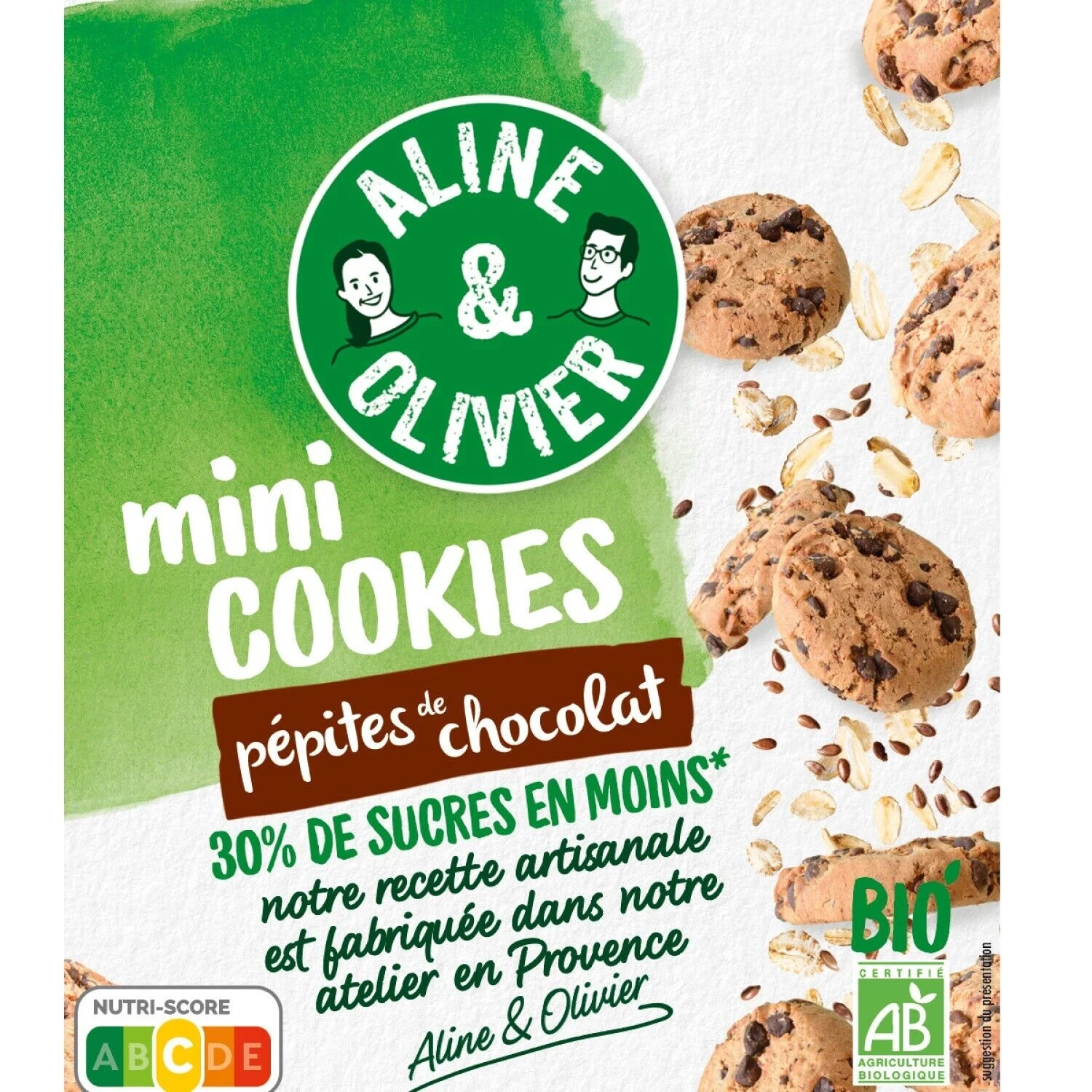 170g Mini Cookies Pep Choc Bio