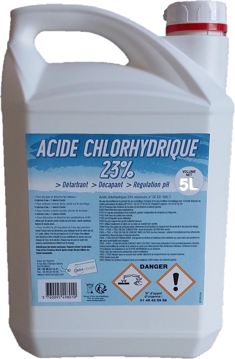 Acide Chlorydrique 5l