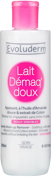 Lait Démaq' Doux Apaisant 250ml - Evoluderm