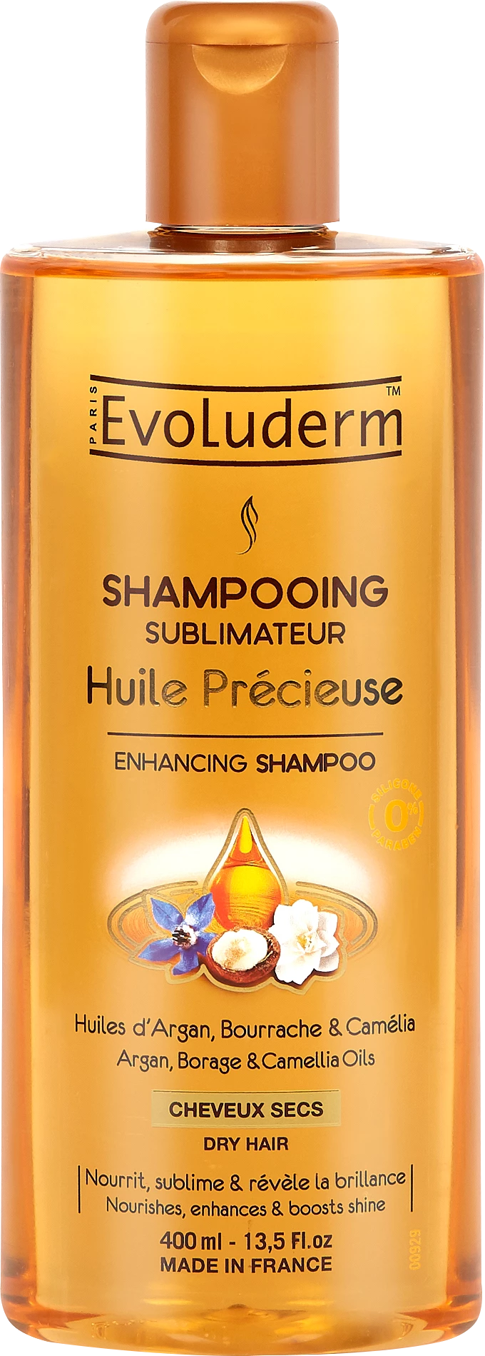 Precious Oil Enhancer Shampoo 400ml - Evoluderm
