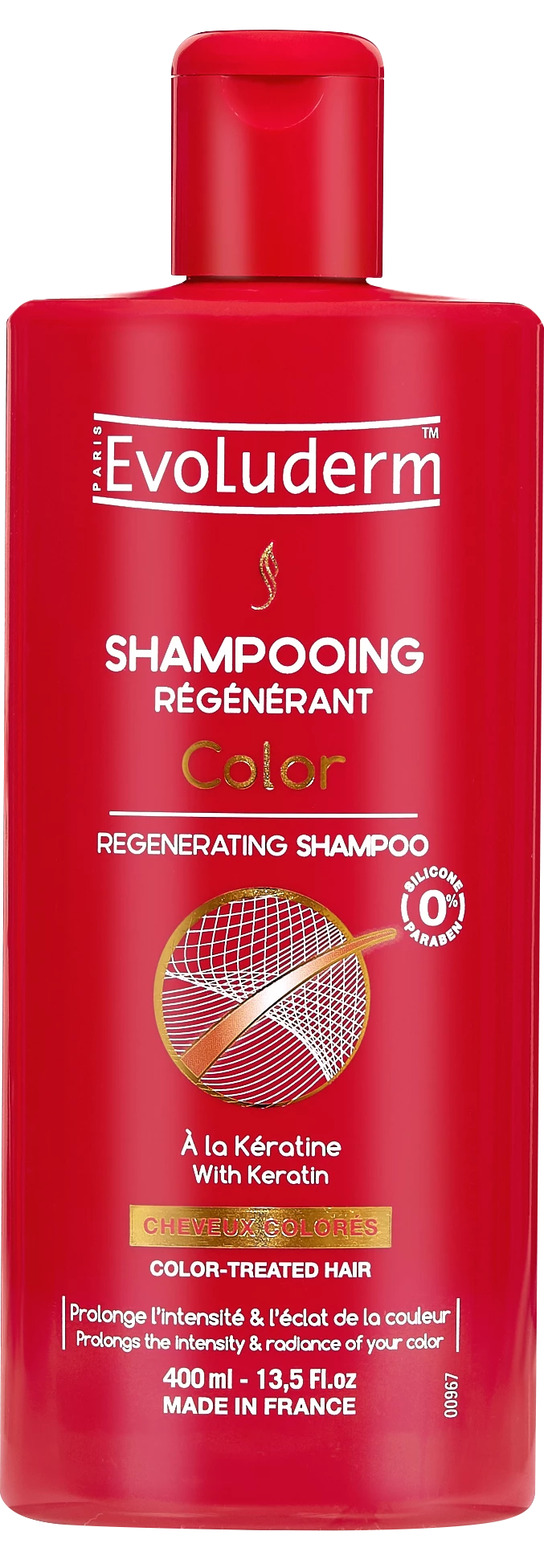 Kleurregenererende shampoo 400 ml - Evoluderm