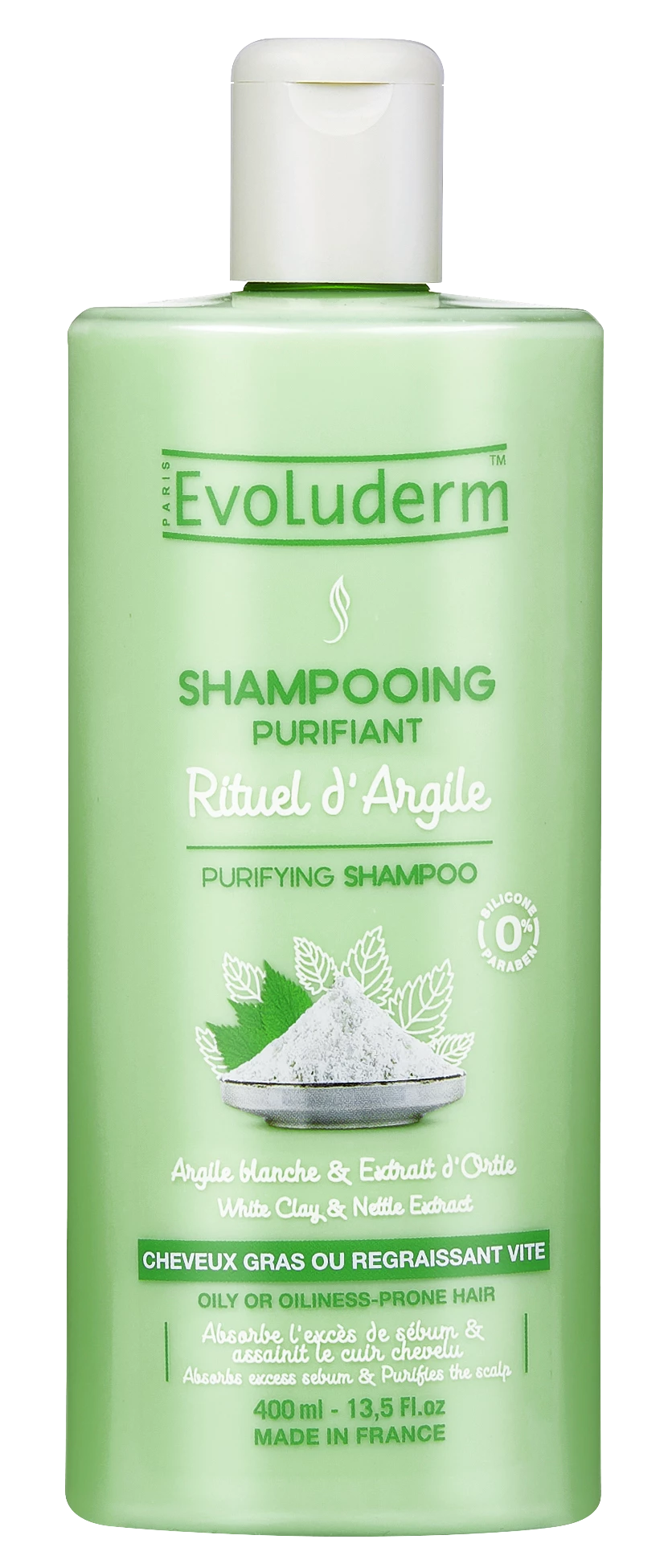 Shampoing Purifiant Rituel D'argile 400ml - Evoluderm