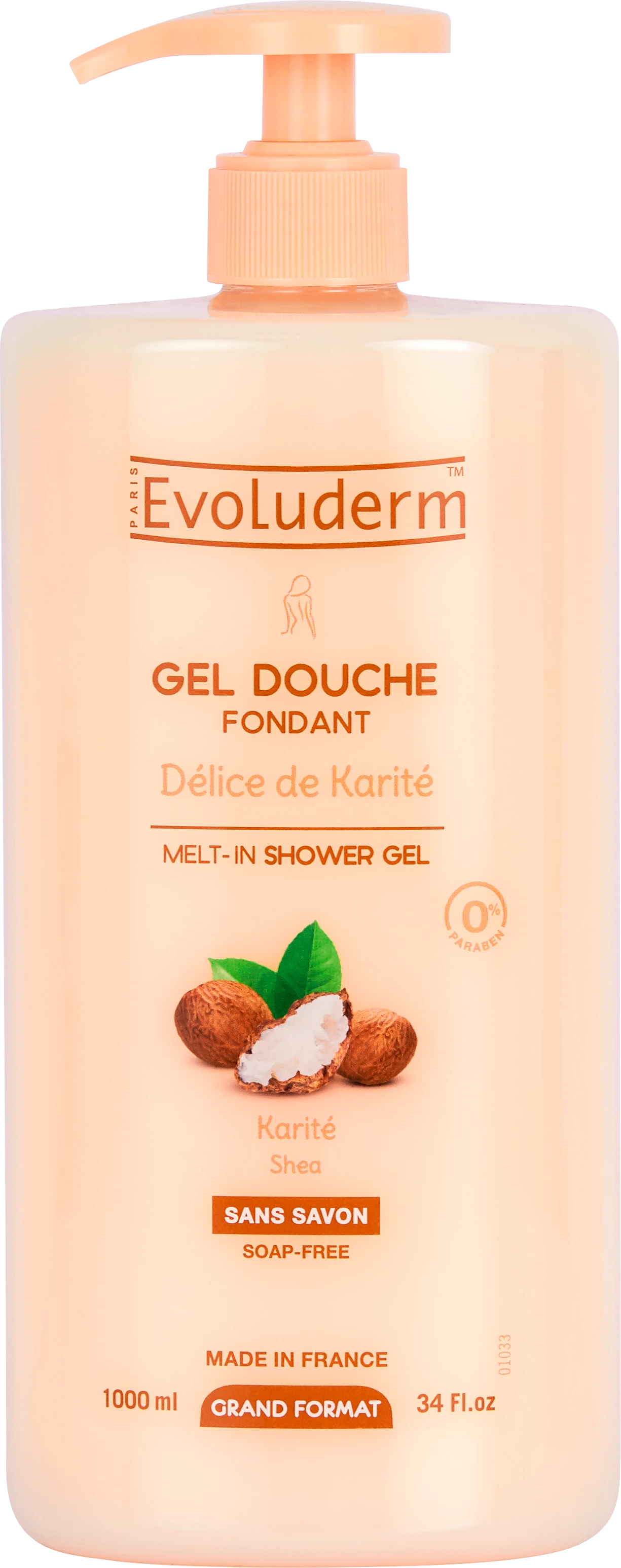 Shea Butter Melting Shower Gel 1l - Evoluderm