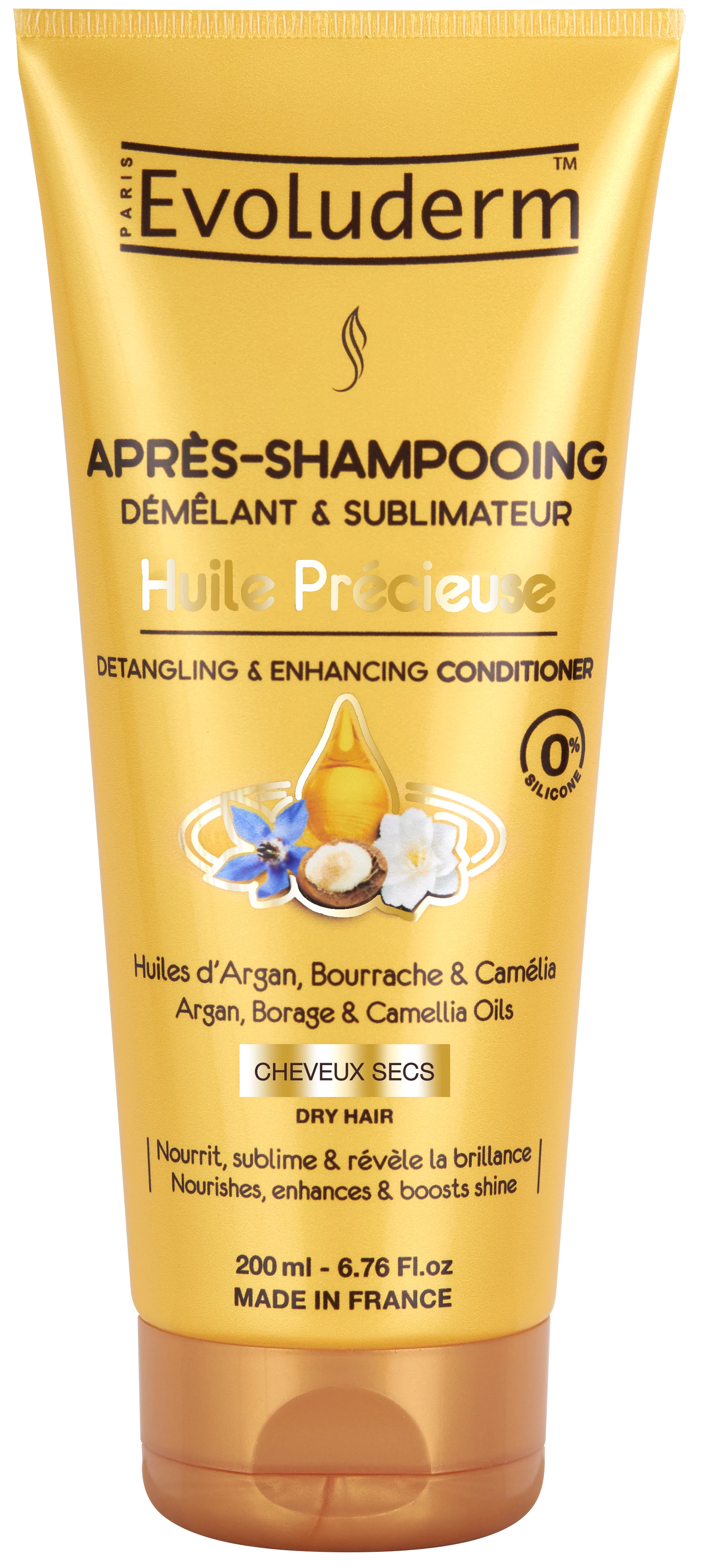 Après-shampooing Sublimant Huile Précieuse 200ml - Evoluderm