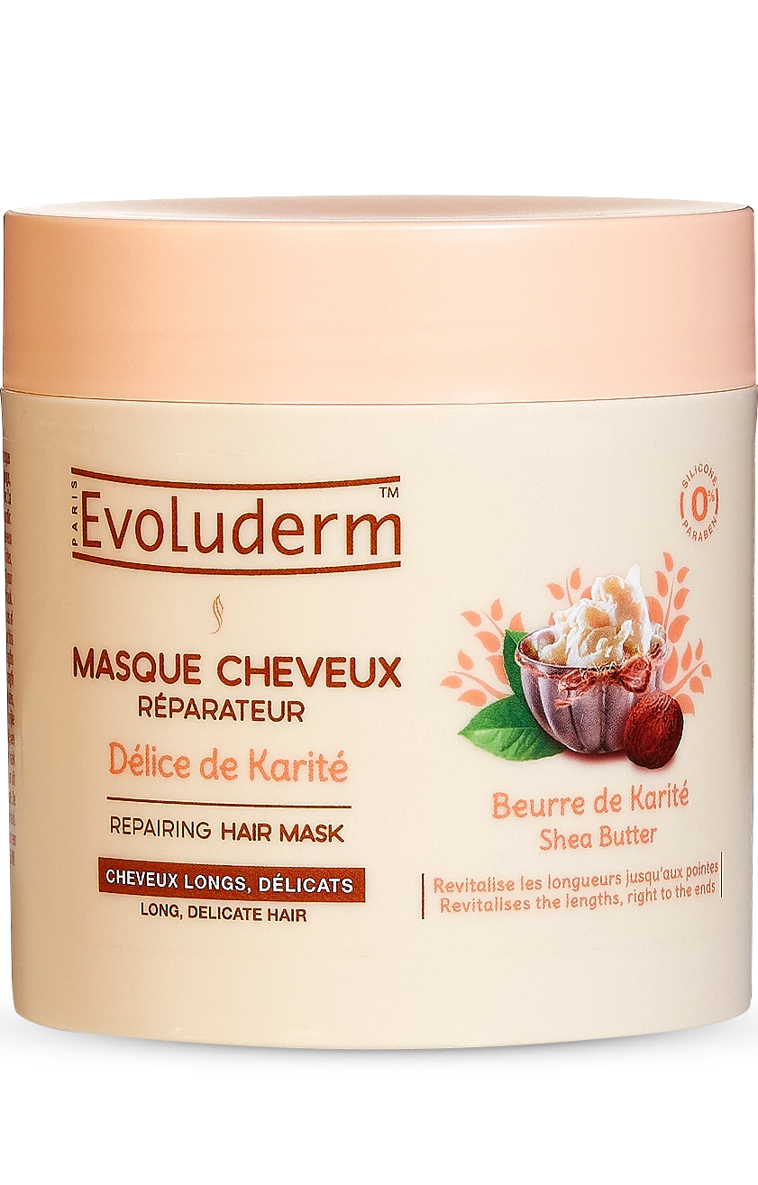 Маска для волос Délice Shea, 500 мл - EVOLUDERM