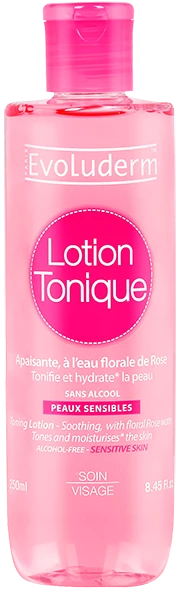 Lotion Tonique Peaux Sensibles, 250ml - EVOLUDERM