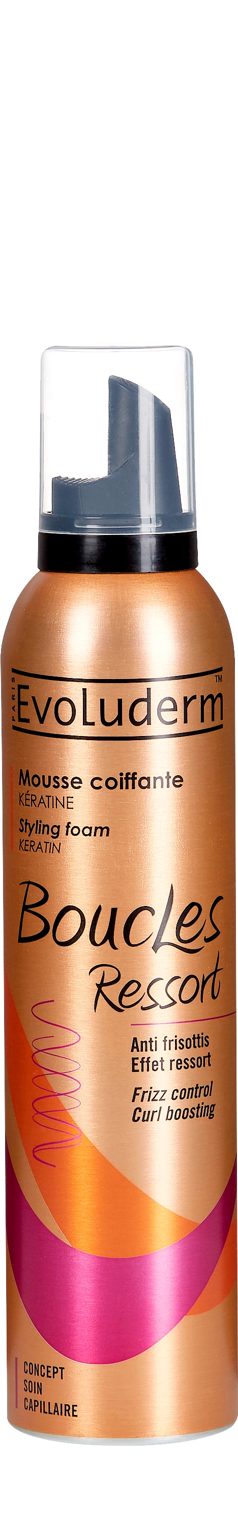 Curl Styling Mousse, 250ml - EVOLUDERM
