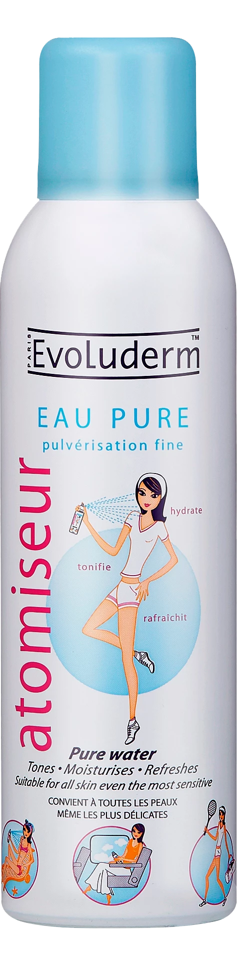 Pure Water Atomizer 150ml - Evoluderm