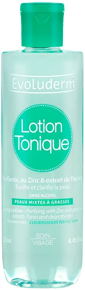 Tonic Lotion Combinatiehuid, 250 ml - EVOLUDERM