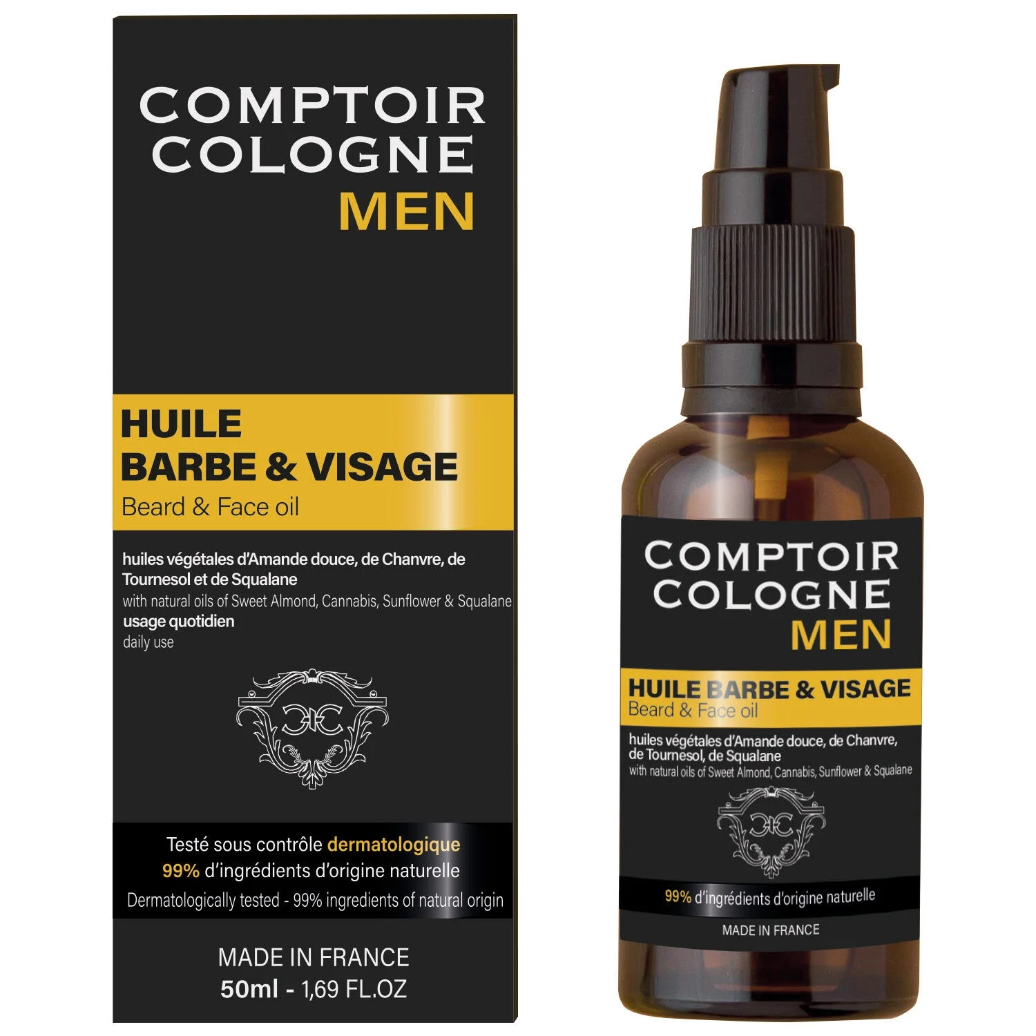 Huile Barbe Visage 50ml