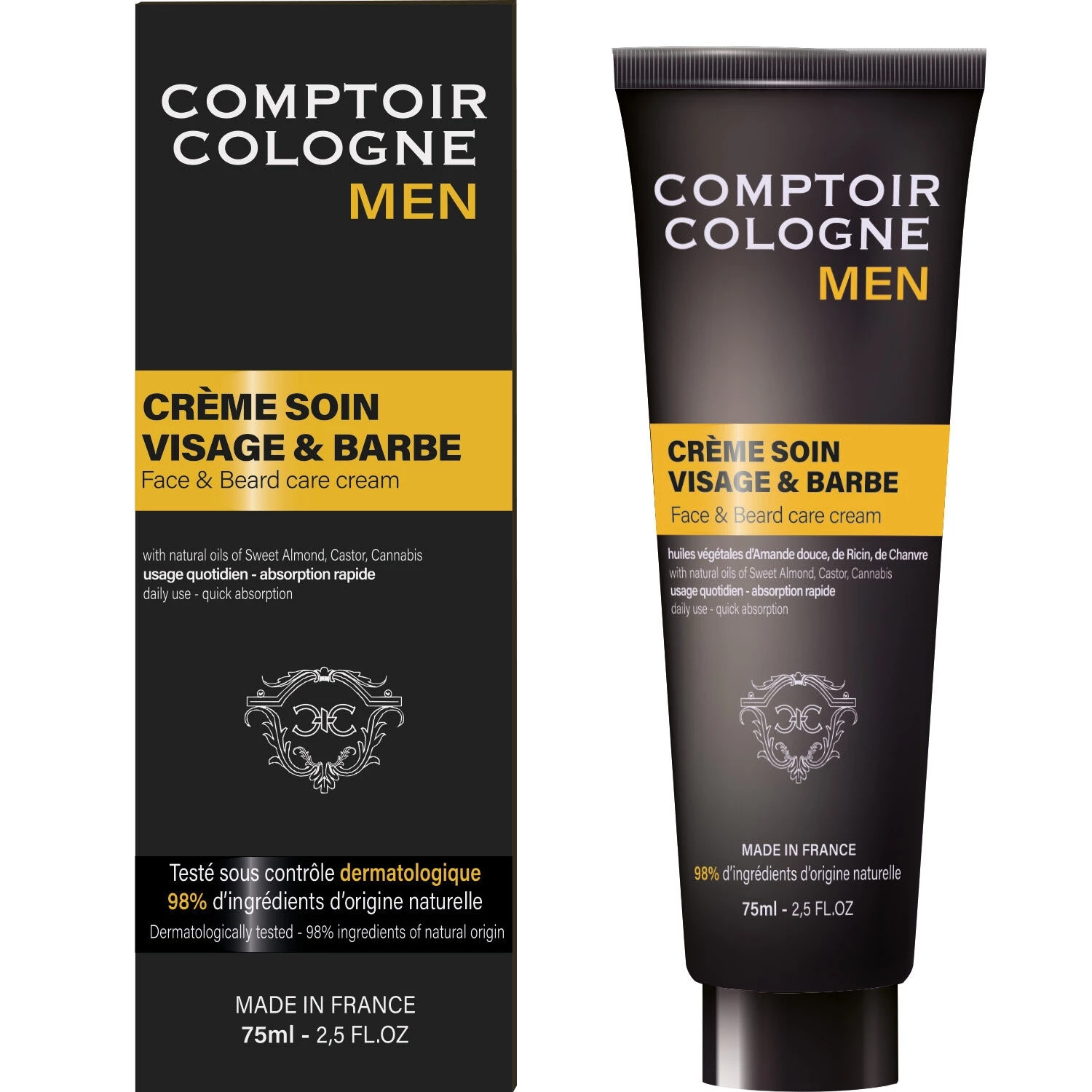 Creme Soin Visage Barbe 75ml