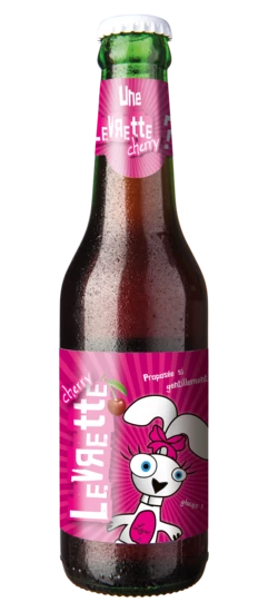 Cherry Flavored Cherry Beer 25cl - LEVRETTE