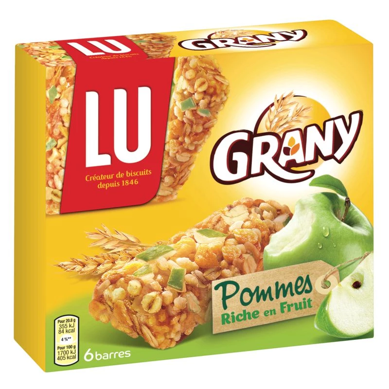 ग्रेनी सेब अनाज बार 125 ग्राम - LU