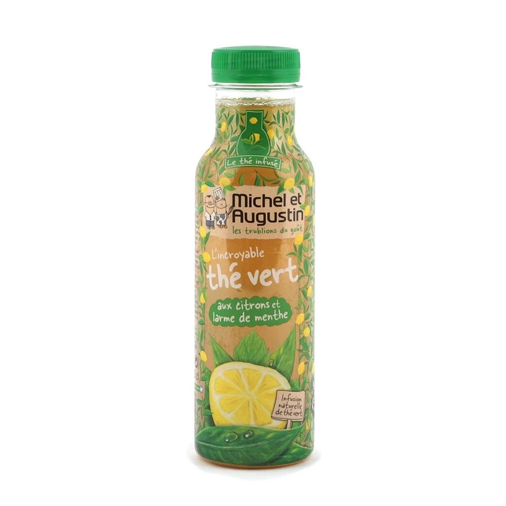 Grüner Tee mit Zitronen/Minze 330ml - MICHEL ET AUGUSTIN