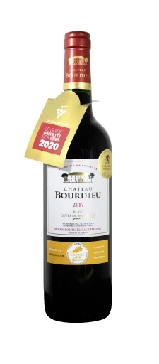 Vin Rouge Blaye Côtes de Bordeaux, 14°, 75cl - CHÂTEAU BOURDIEU