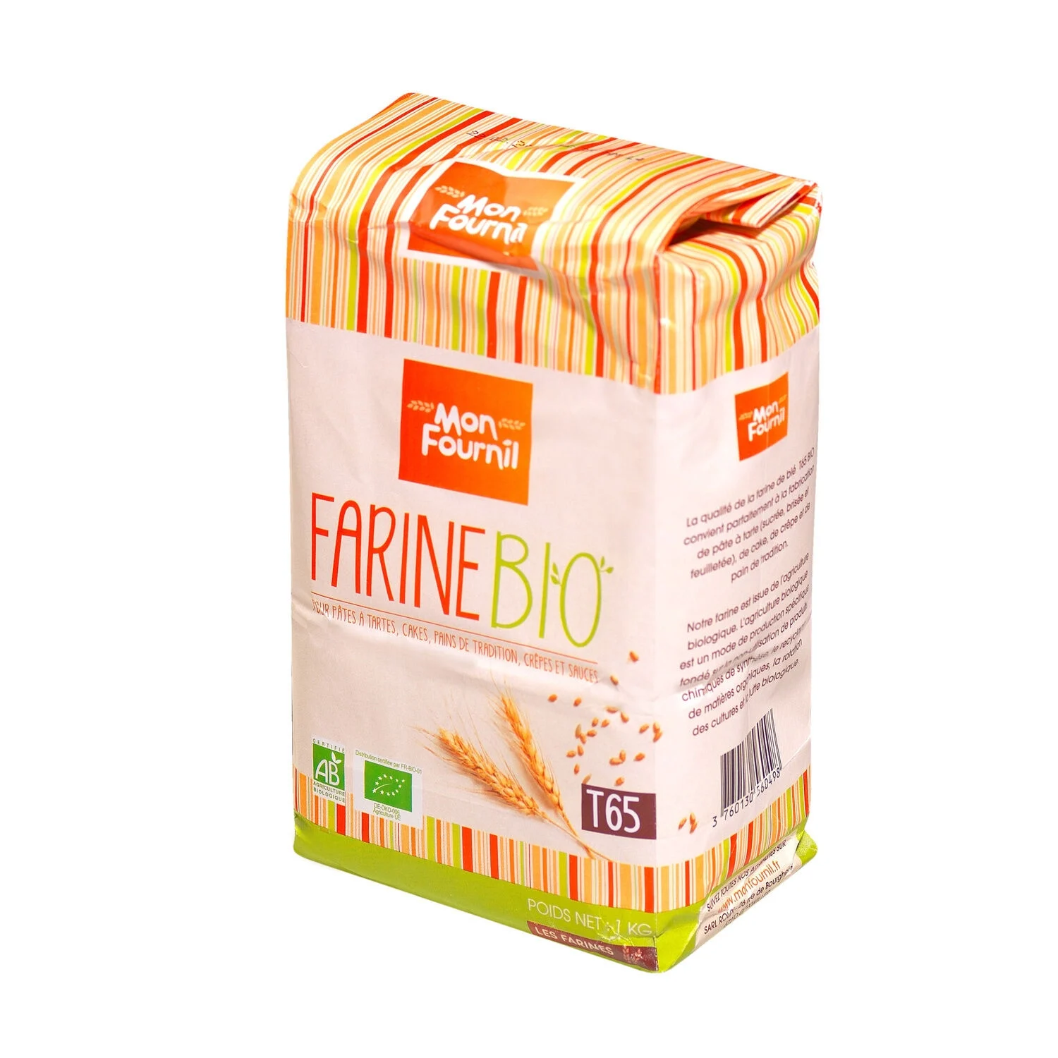 Organic T65 flour 1kg Mon Fournil