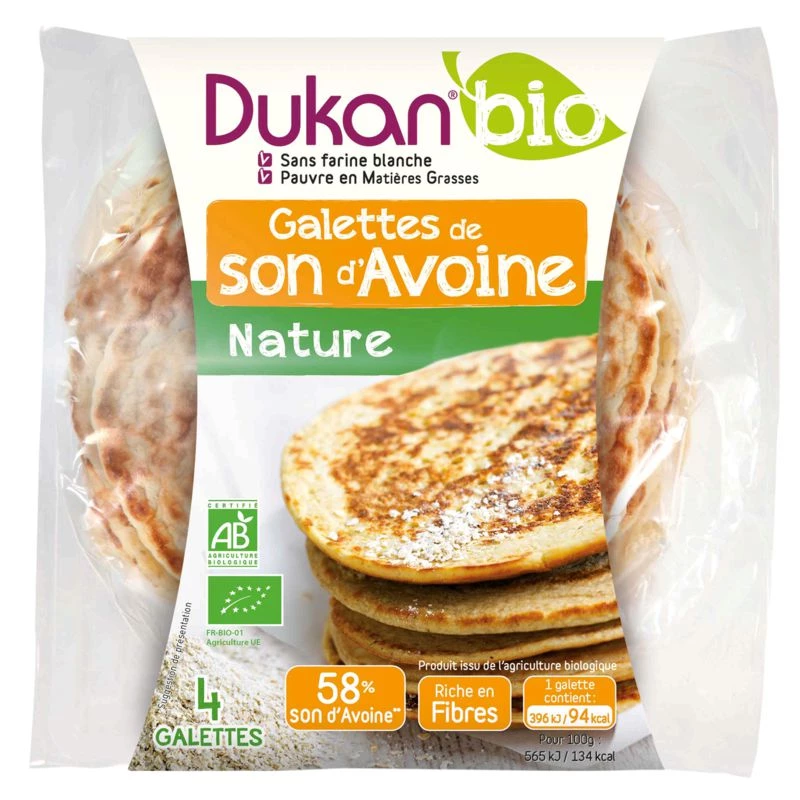 Galette Son Avoine Bio 4x70g