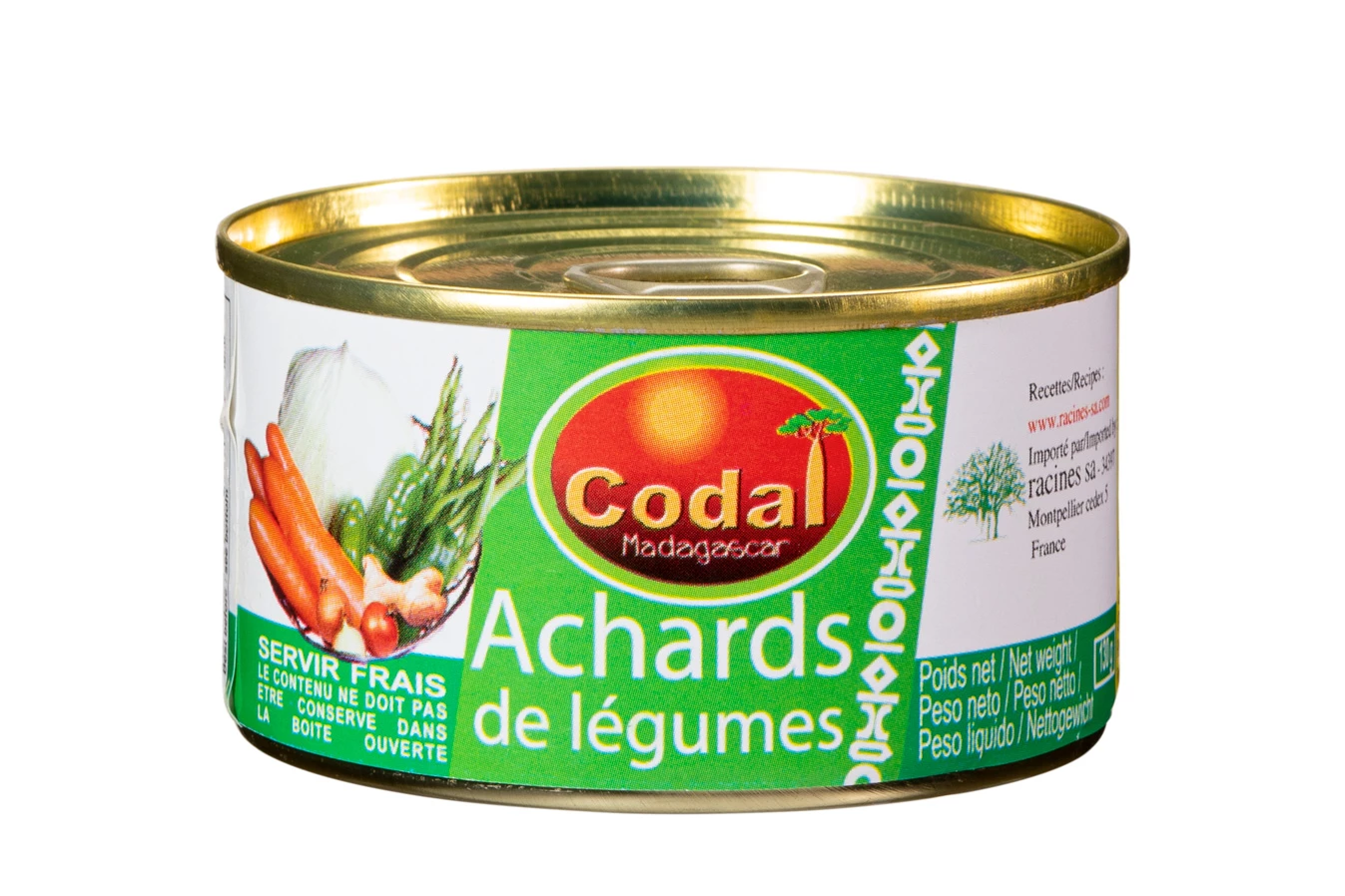 Picles de Legumes (24 X 130 G) - Codal