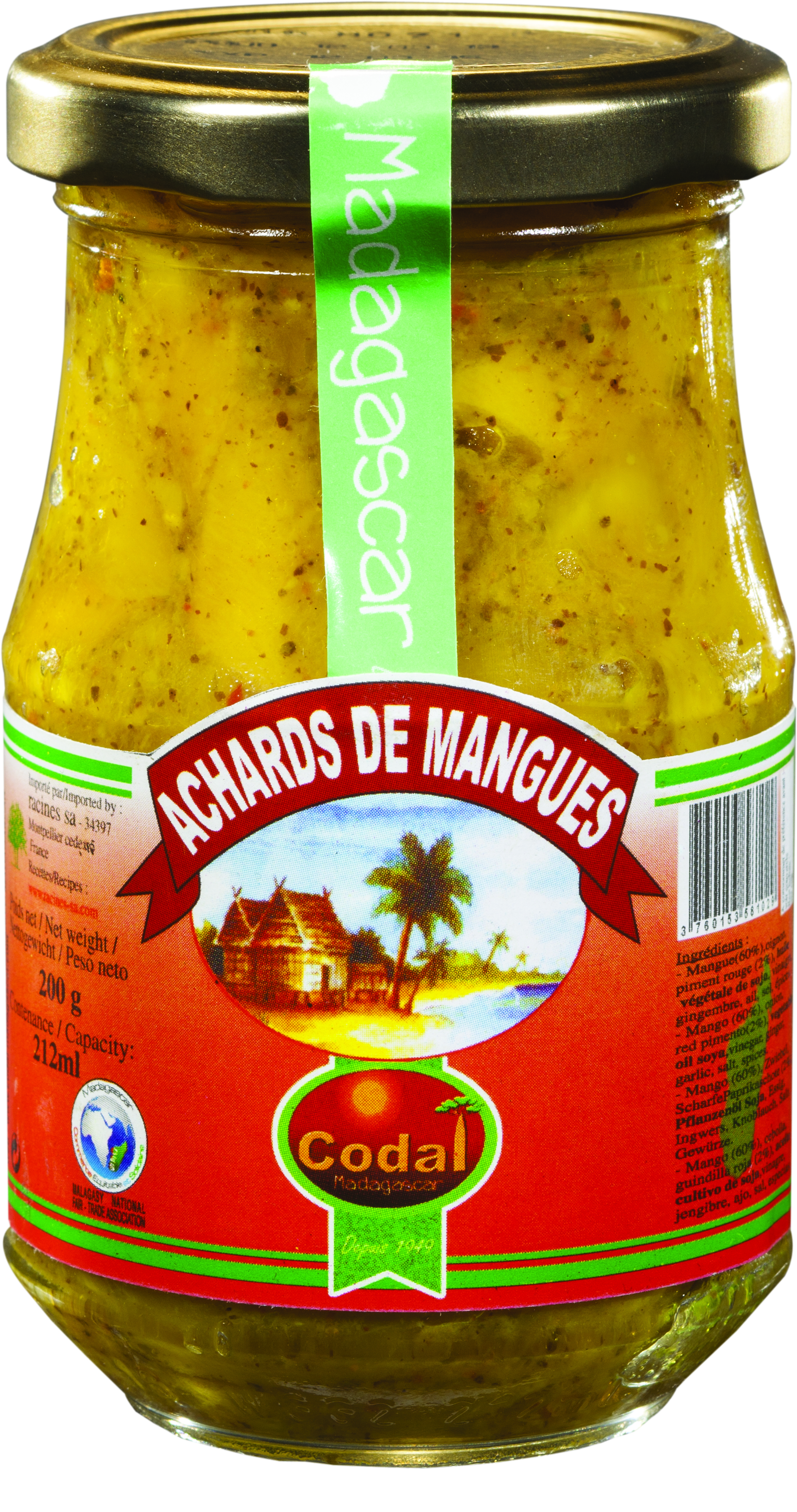 Achards De Mangues 12 X 200 G - CODAL