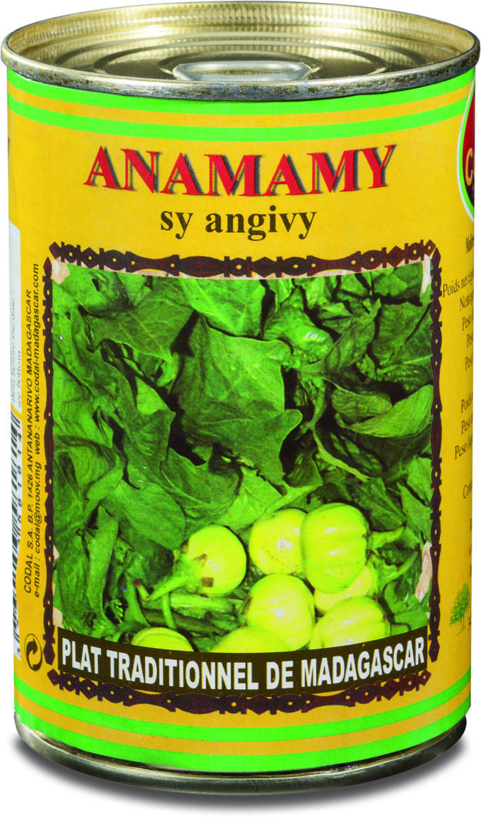 Anamamy Sy Angivy 12 X 400 G - CODAL