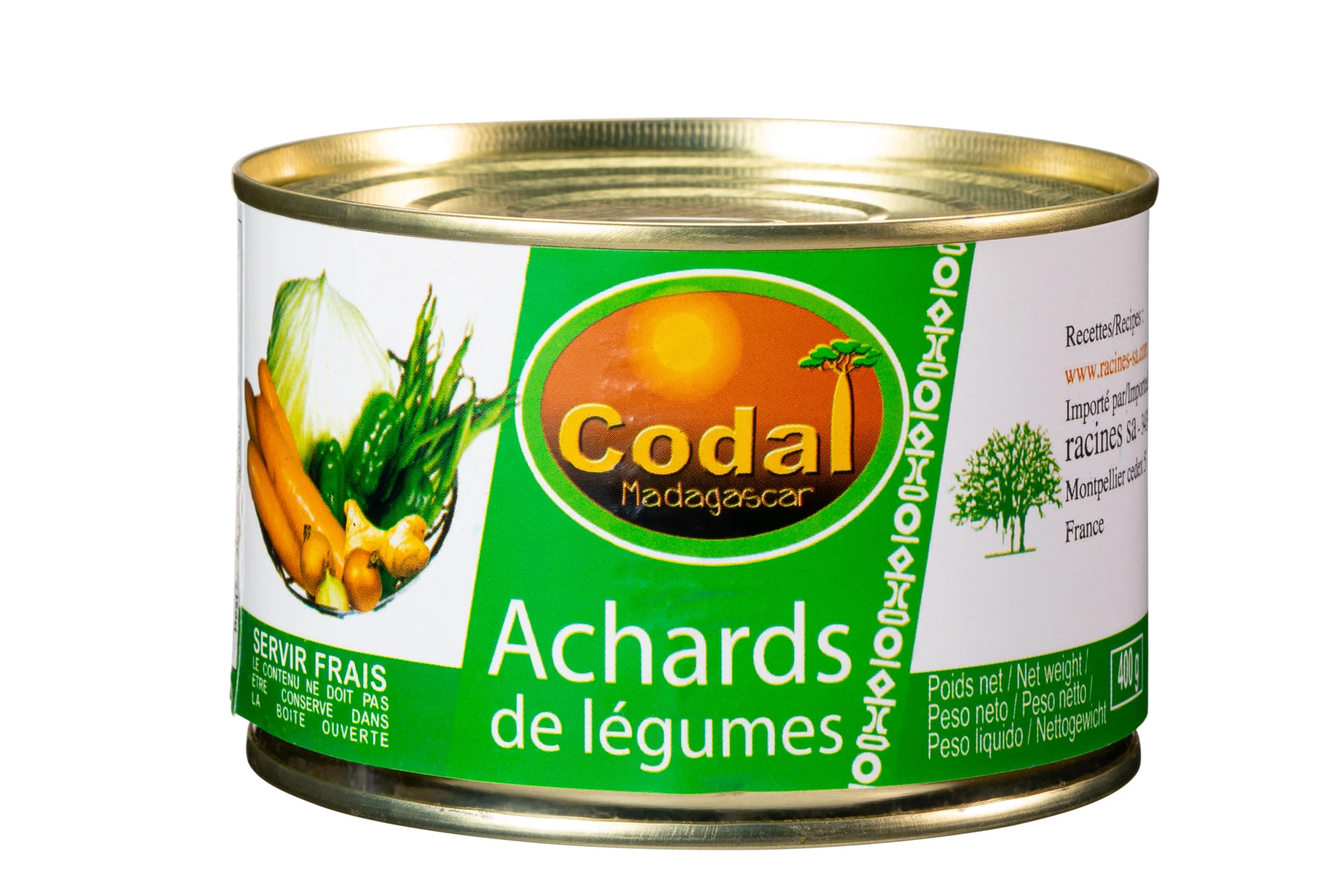 Picles de Legumes (12 X 400 G) - Codal