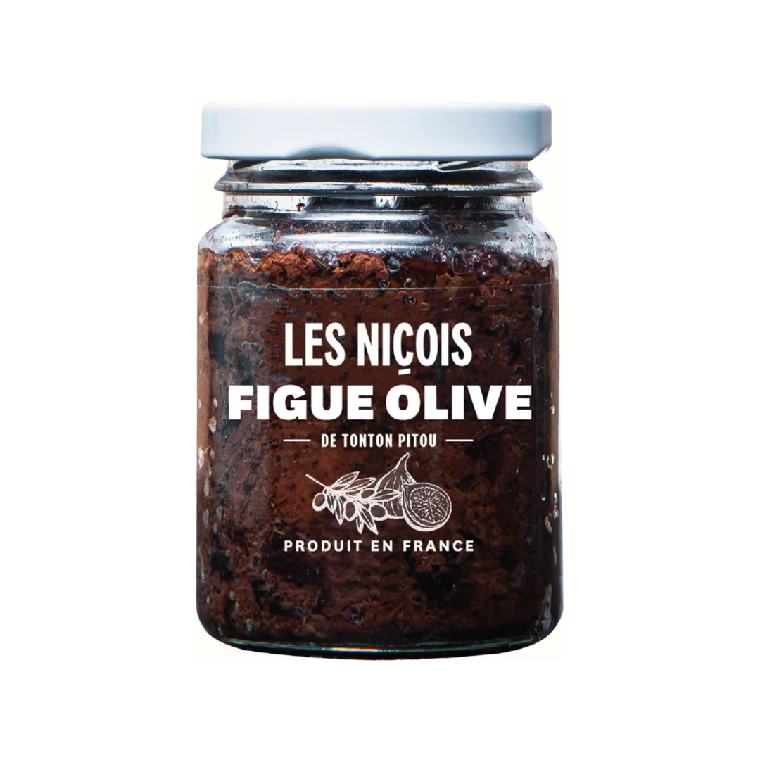 Compotée de Figues et Olives, 100g - LES NIÇOIS