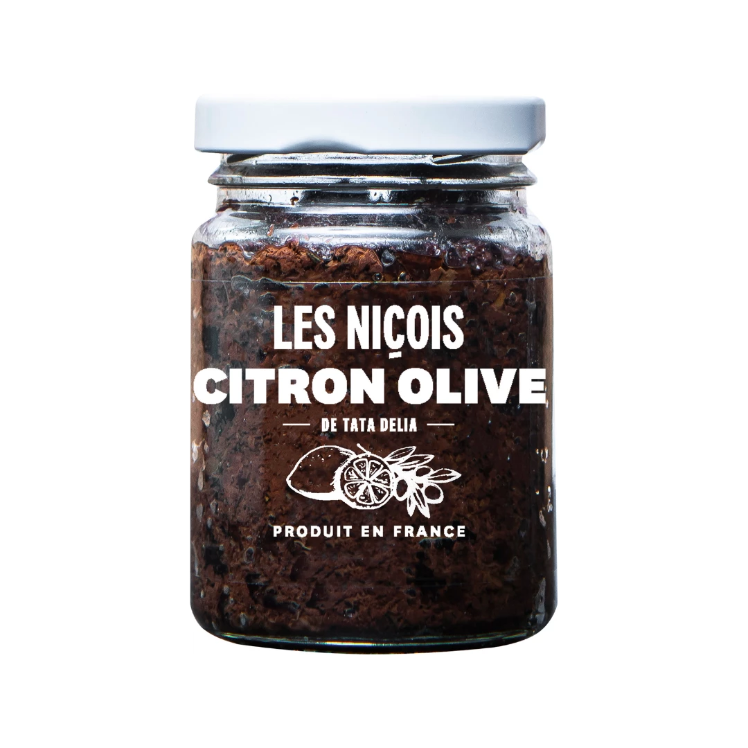 Tartinade Citron Olive, 100g - LES NIÇOIS