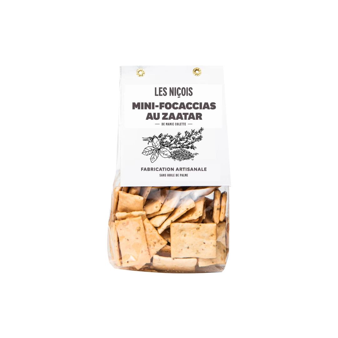 Minifocacce allo Zaatar, 200g - LES NIÇOIS