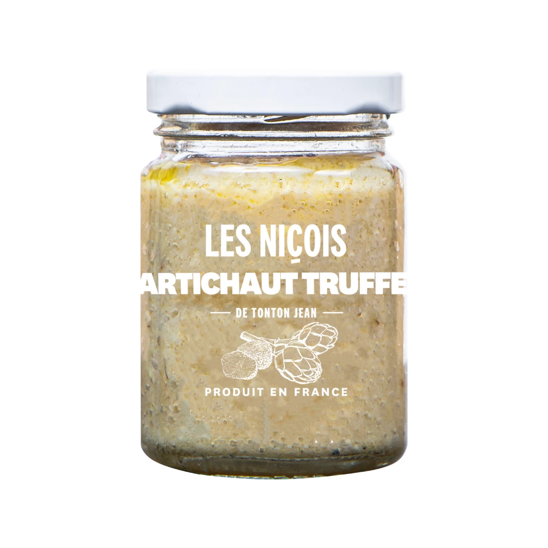 Spreadable with Artichokes and Black Truffles from Périgord, 80g - LES NIÇOIS