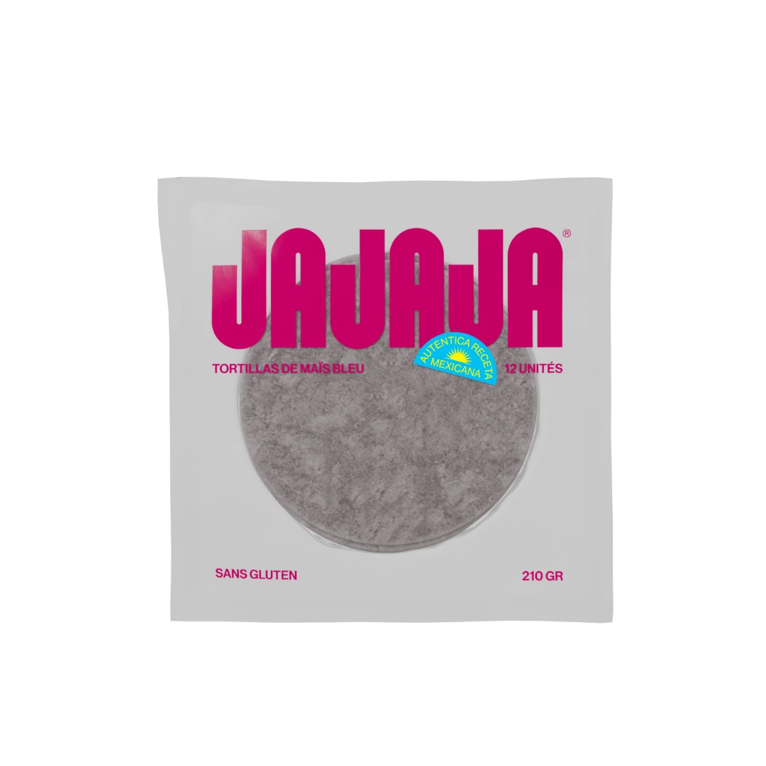 Blue corn tortillas, 210g - JAJAJA