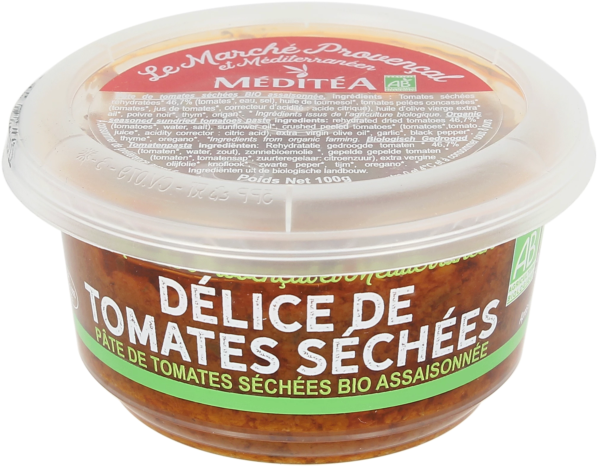 Delice Tomate Sechee Bio 100g