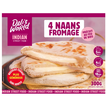 300g Naan Fromage Delis World