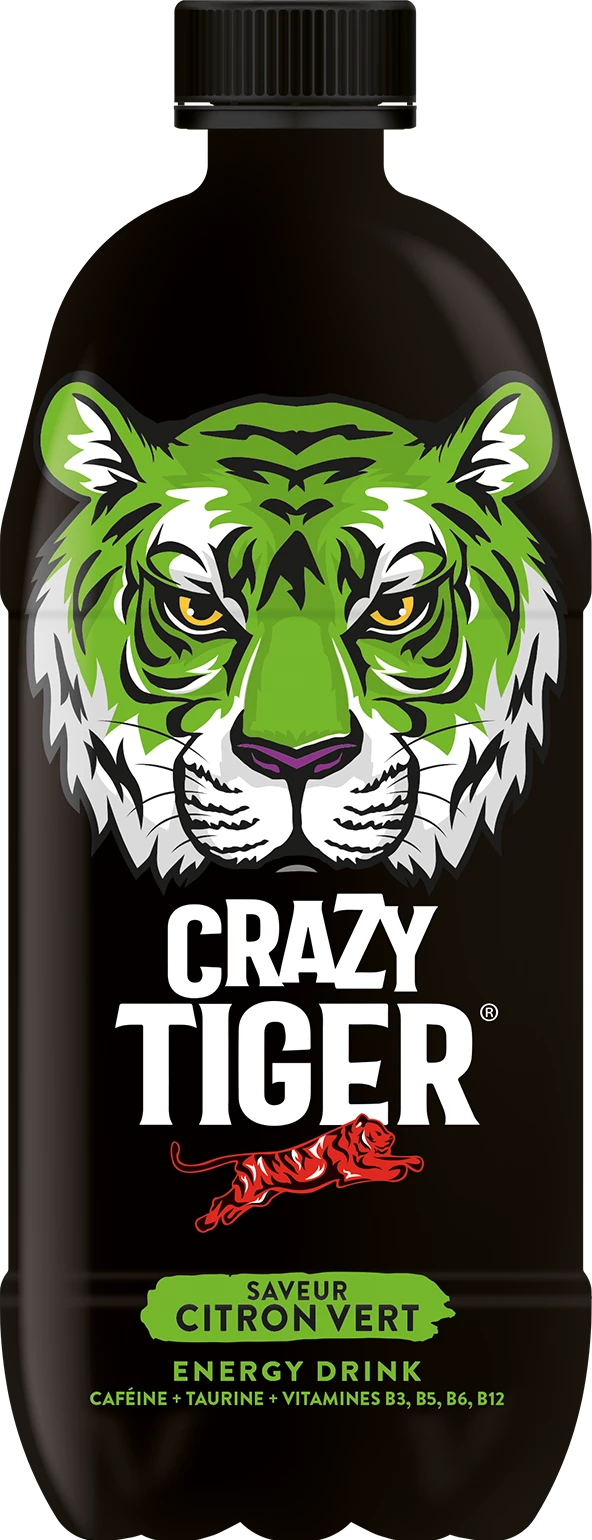 Lime energy drink 1L - CRAZY TIGER