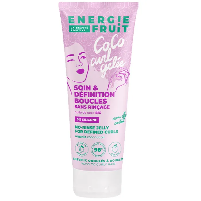 Leave-in Curl Defining Hair Care Organic Coconut Oil 200ml - Energie Fruit