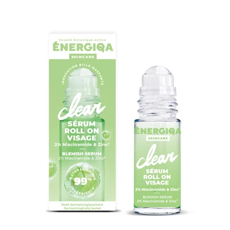 Sérum roll On Visage Clear 2% Niacinamide & Zinc 30ml - ENERGIQA