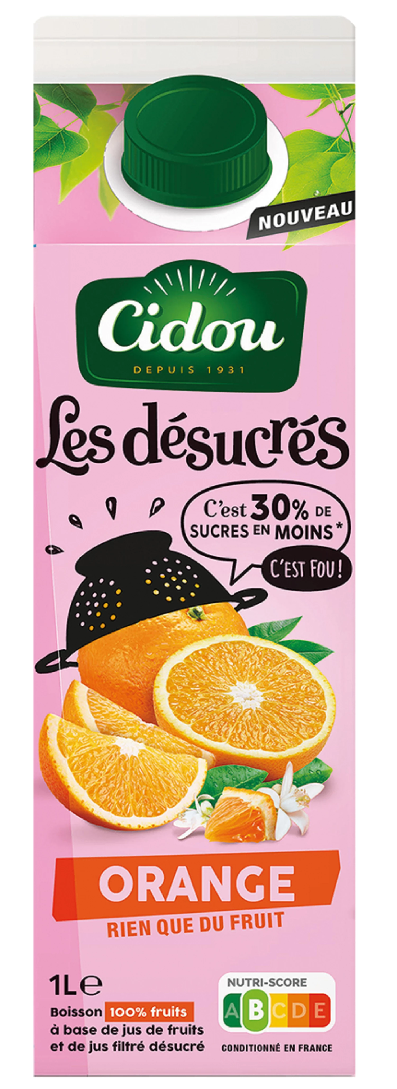 Cidou Les Desucres Orange 1l