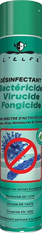 750 ml desinfetante aerossol de superfícies e saneamento do ar - ELFE