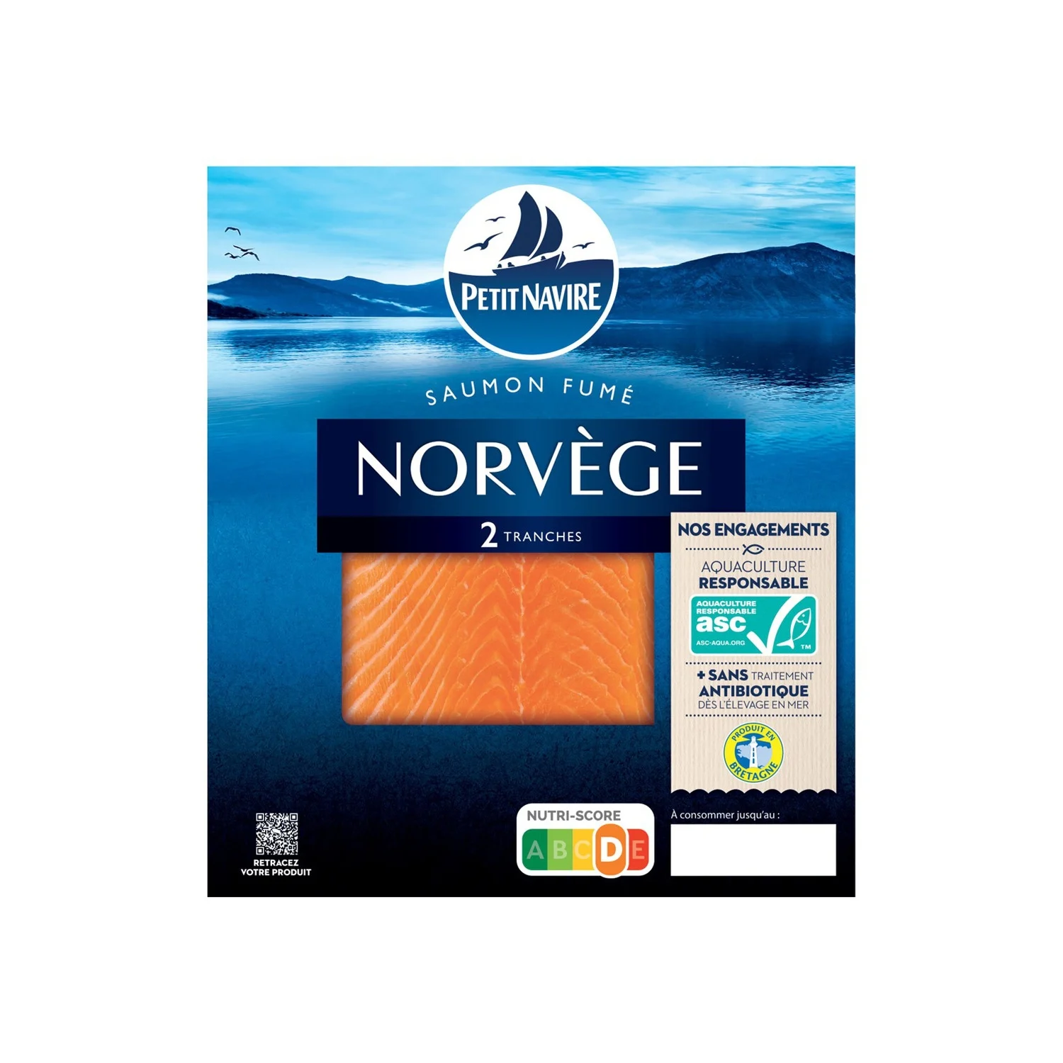 65g 2 Tr Sf Norvege Pt Navire - PETIT NAVIRE