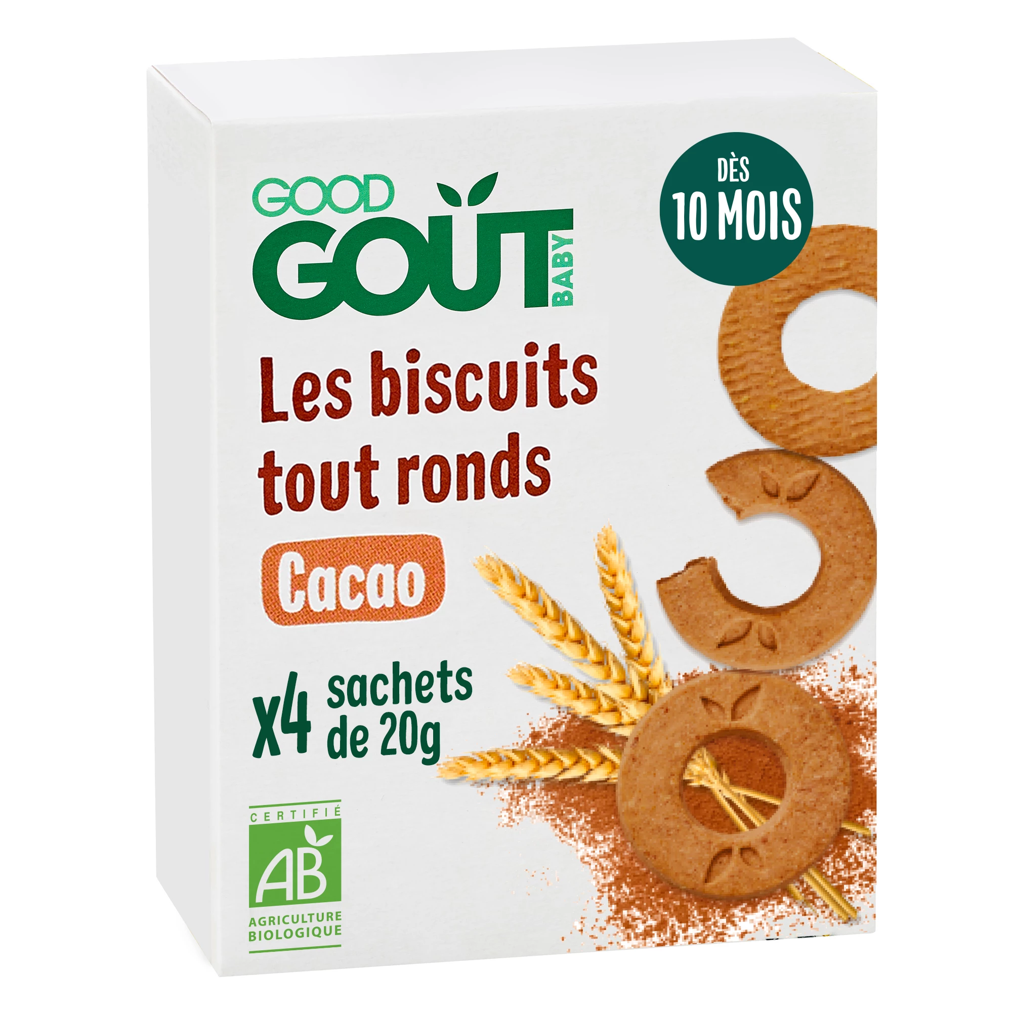 80g cocoa round cookies - GOOD GOUT