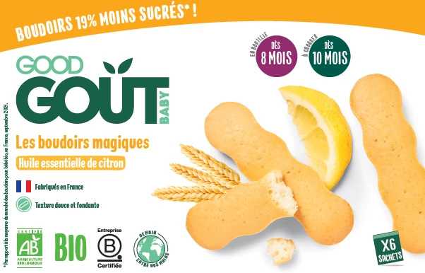 Boudoirs Citron Bio 120g