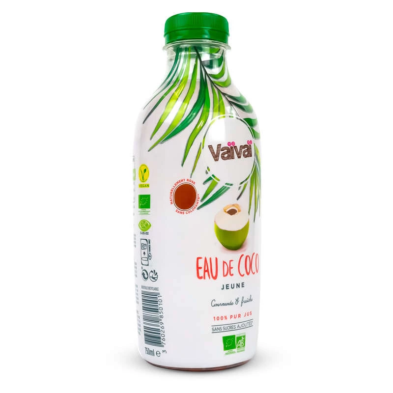Vaivai Eau Coco Bio Jeune 75cl