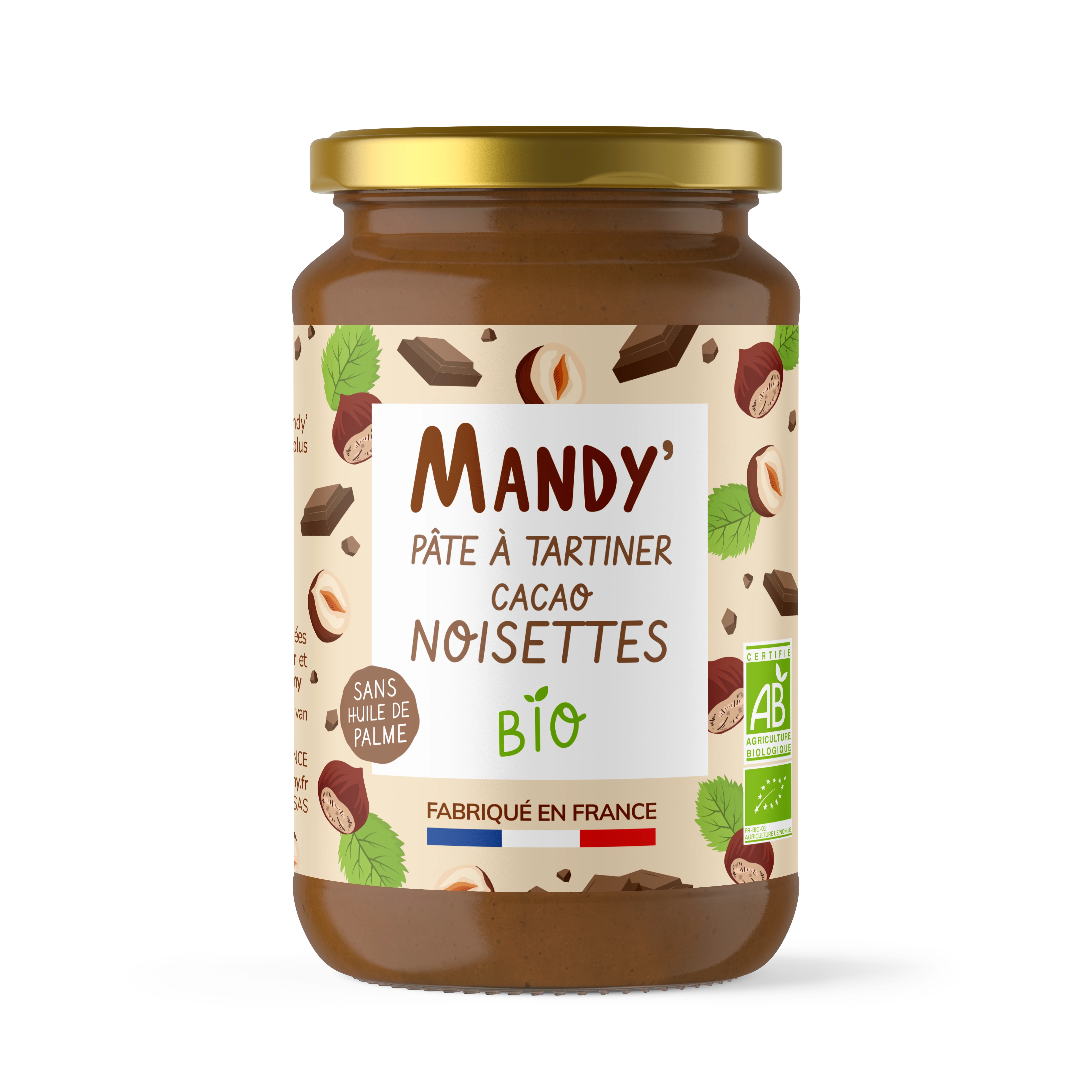 MandyChoco Avelãs Orgânicas 300 G X 6 - MANDY'