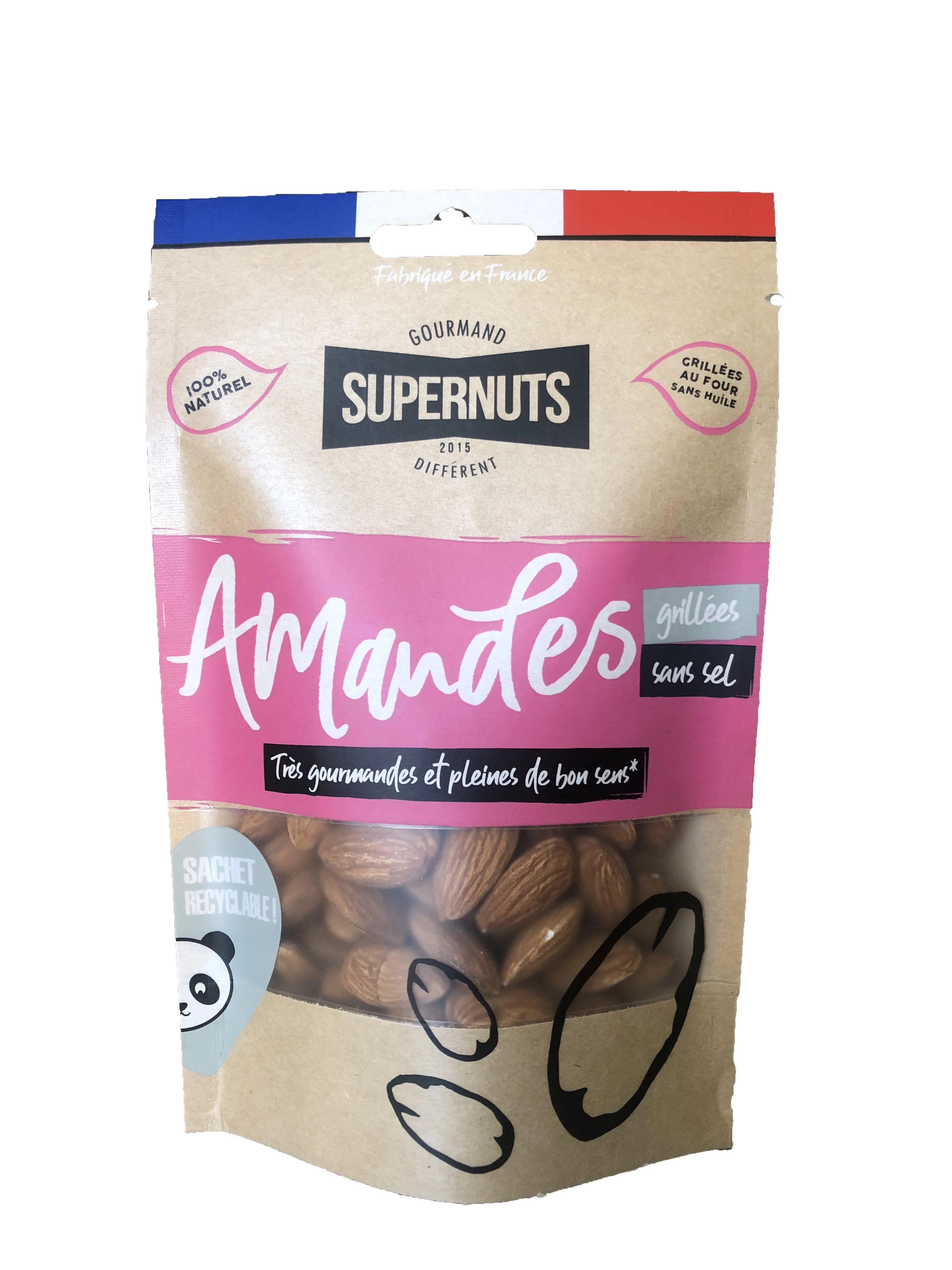 Supernuts Amandes Grilles 110g