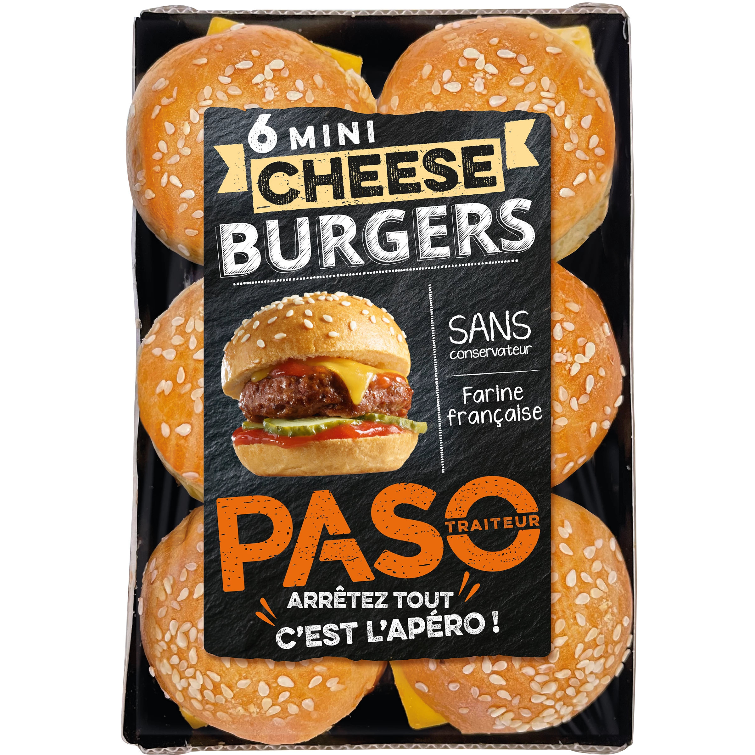 Mini cheese burgers - PASO