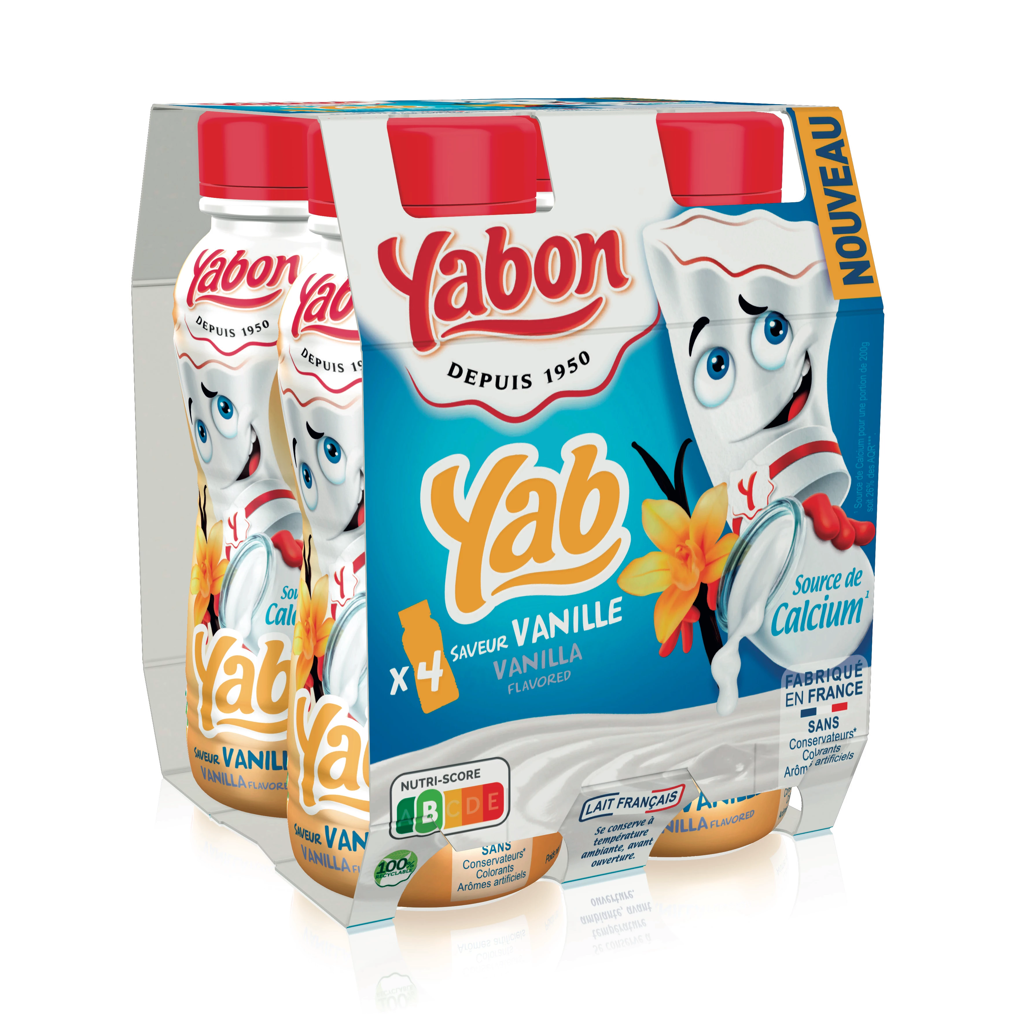 Yabon Vanille 4x200g