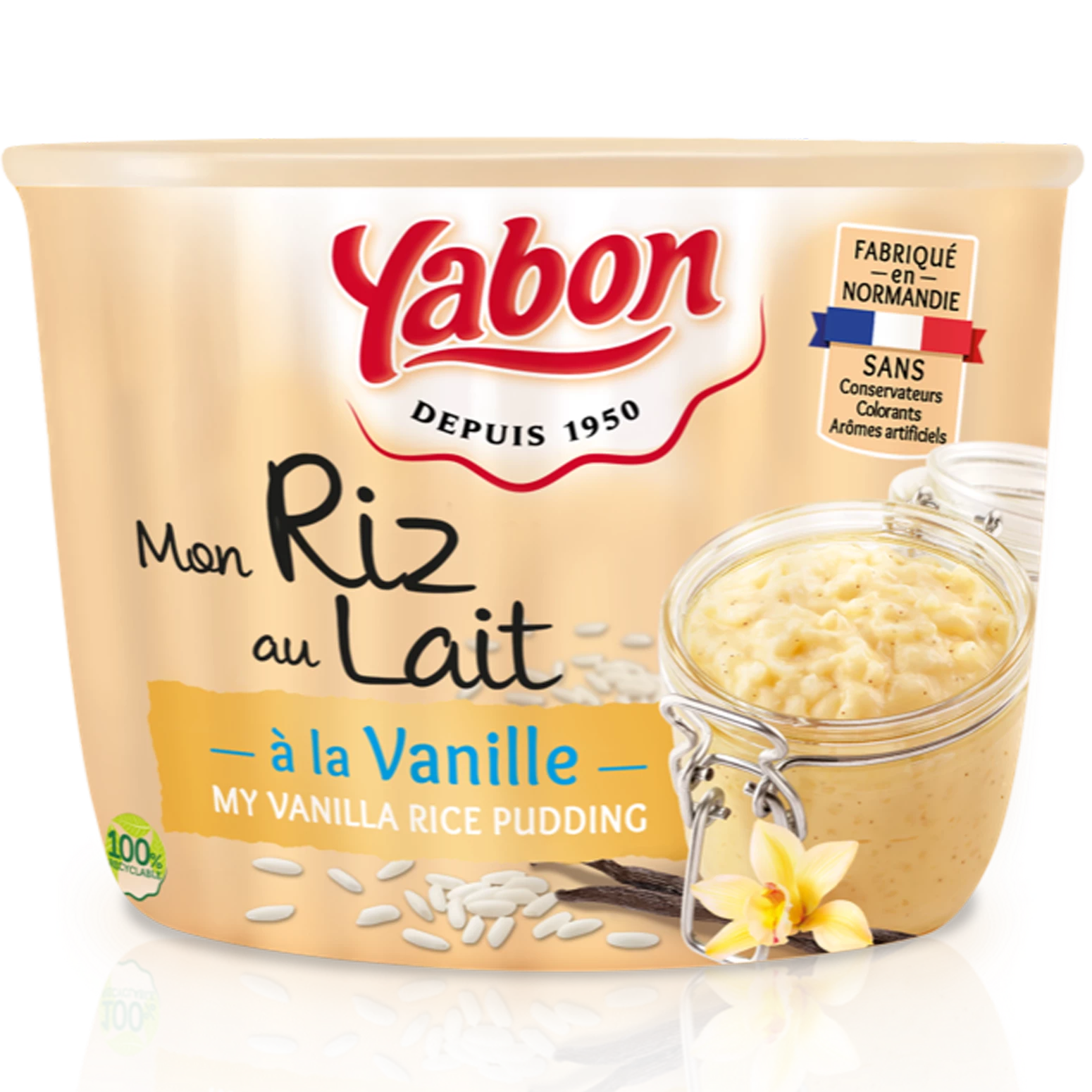 Riz au lait à la vanille - YABON